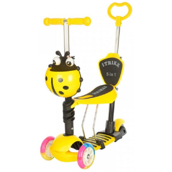 

Самокат 5в1 iTrike Maxi JR 3-026-C (yellow)