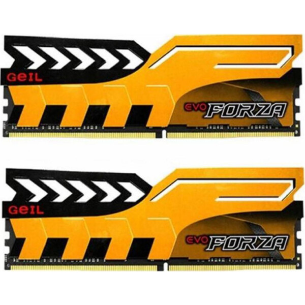 

GEIL DDR4 16GB (2x8GB) 3000 MHz EVO Forza Yellow (GFY416GB3000C16ADC)