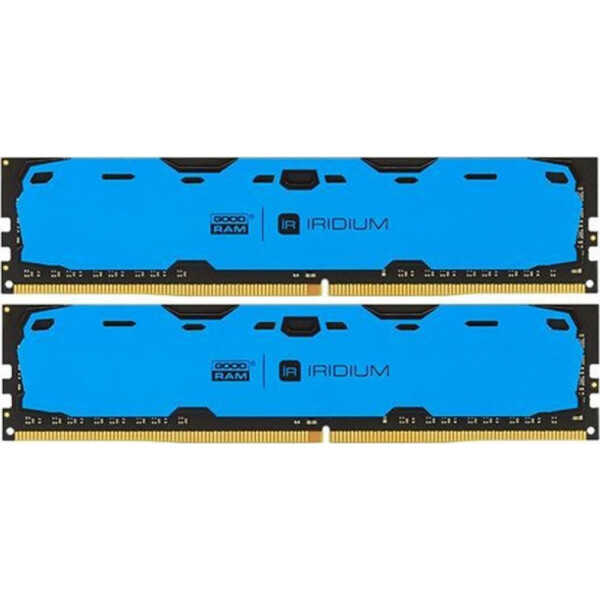 

Оперативная память Goodram 16GB 2400MHz Iridium CL15 (2x8GB) (IR-B2400D464L15S/16GDC)