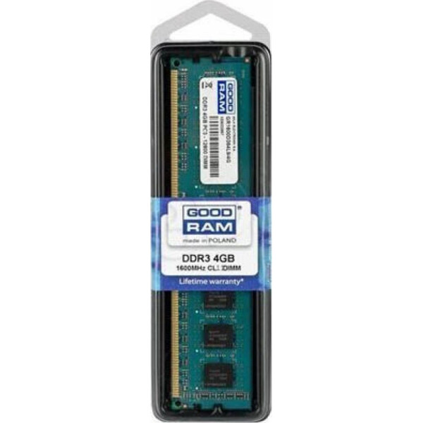 

Оперативная память GOODRAM 4GB 1600MHz CL11 (GR1600D364L11S/4G)