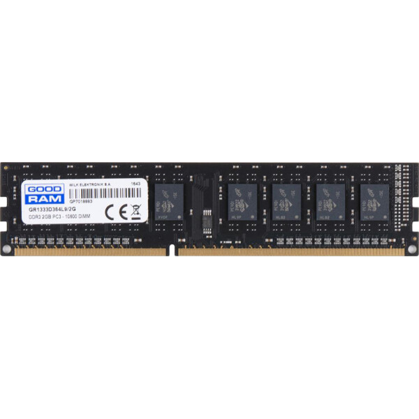 

GOODRAM DDR3 2Gb 1333Mhz (GR1333D364L9/2G)