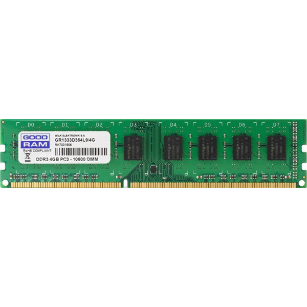 

Оперативная память GOODRAM GR1333D364L9/4G