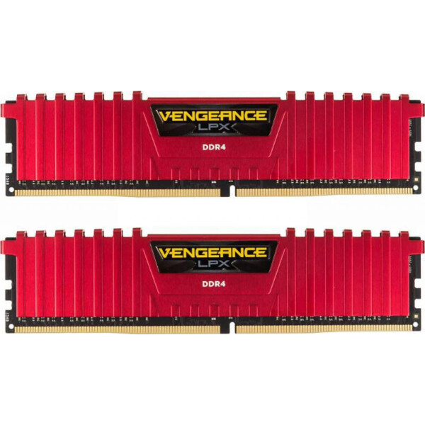 

Corsair 8GB 2400MHz Vengeance LPX Red CL16 (2x4GB) (CMK8GX4M2A2400C16R)