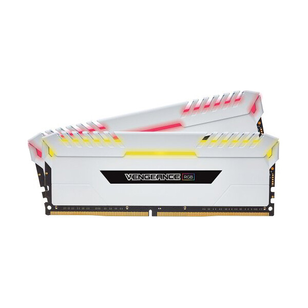 

Corsair 16 GB (2x8GB) DDR4 3200 MHz Vengeance RGB White (CMR16GX4M2C3200C16W)