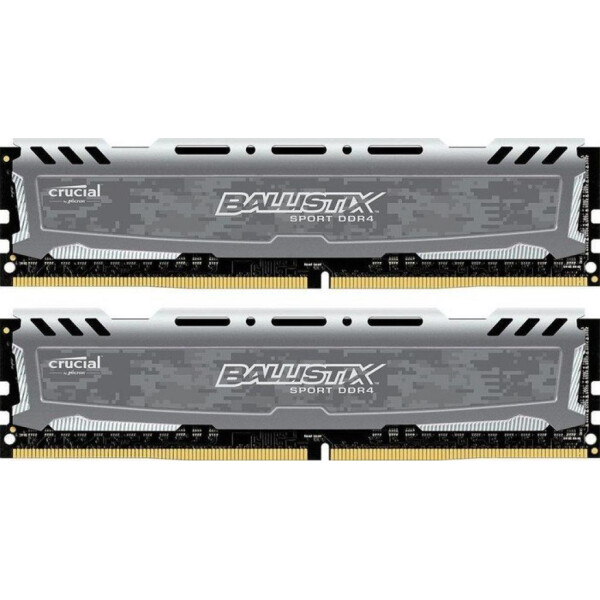 

Crucial Ballistix Sport LT Gray BLS2K8G4D32AESBK (BLS2K8G4D32AESBK)