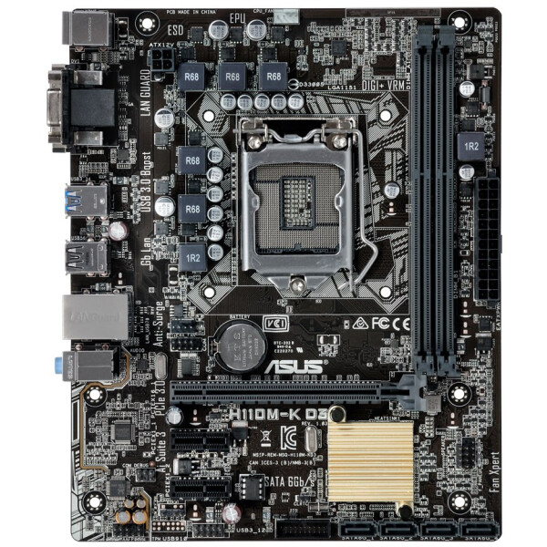 

Материнская плата ASUS H110M-K