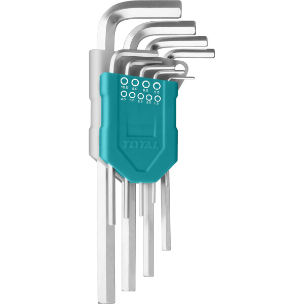 

Набор TOTAL THT106191 ключей шестигранных, 1.5-10мм, 9шт. (6486349)