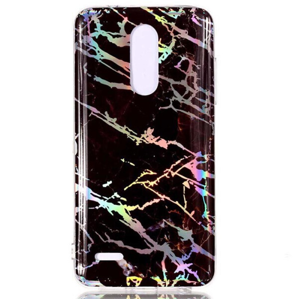 

TPU чехол Marble Series для LG K10α (Черный) (678325)