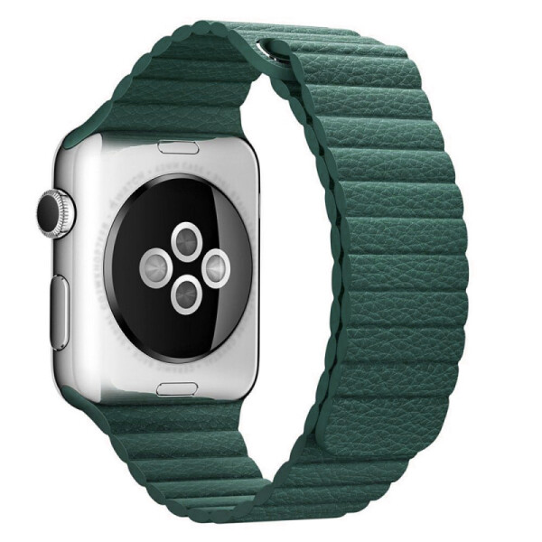 

Ремешок Leather Loop Design для Apple watch 42mm/44mm (Зеленый / Forest green) (873460)