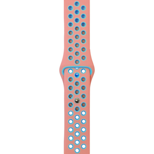 

Силиконовый ремешок Sport Nike+ для Amazfit/Samsung 20 mm (light pink/marine green) (925622)
