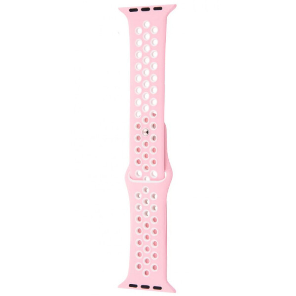 

Силиконовый ремешок Sport Nike+ для Apple watch 38mm / 40mm (Pink Sand/White) (872741)