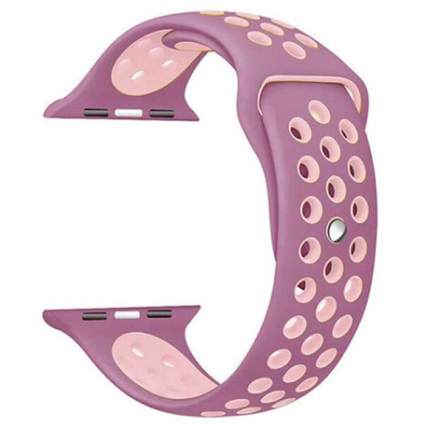 

Силиконовый ремешок Sport Nike+ для Apple watch 42mm / 44mm (Сиренево-розовый) (927380)
