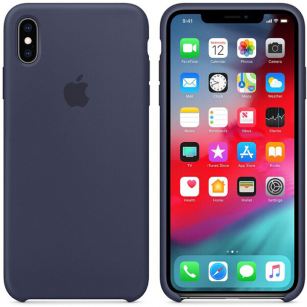 

Чехол Silicone Case (AA) для iPhone X (5.8") (Синий / Midnight Blue) (687475)