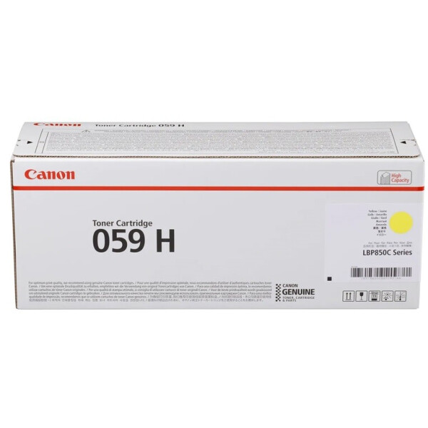 

Картридж Canon CRG059HY (3624C001AA) Yellow (6581941)
