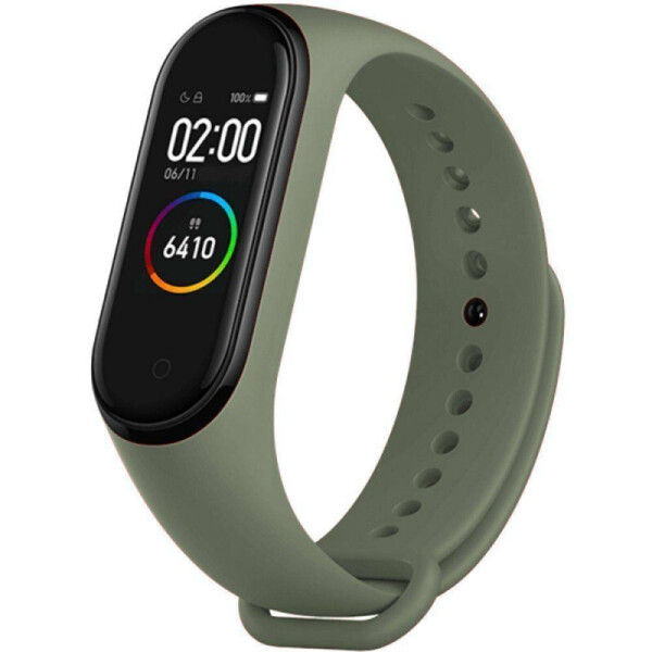 

Силиконовый ремешок для Xiaomi Mi Band 3/4 (Оливковый / Olive) (926414)