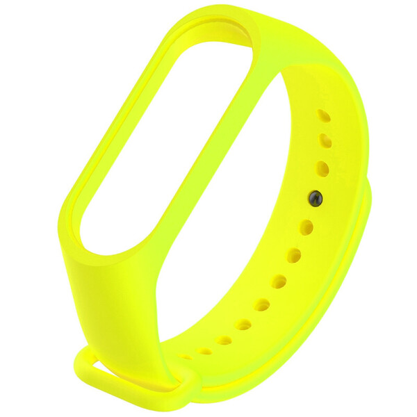 

Силиконовый ремешок для Xiaomi Mi Band 3/4 (Желтый / Neon Yellow) (926408)