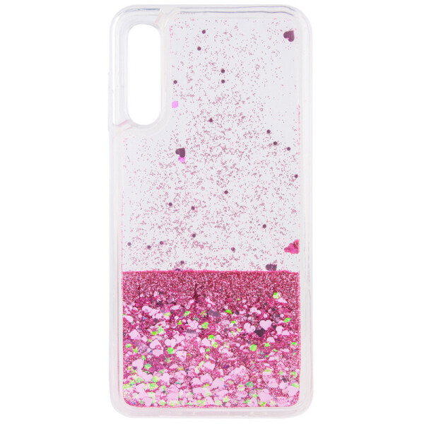 

TPU чехол Liquid hearts для Samsung Galaxy A50s (Розовый) (713513)