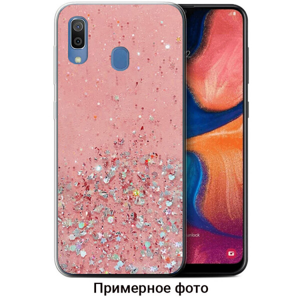 

TPU чехол с переливающимися блестками для Xiaomi Redmi Y3 (Фламинго) (713598)