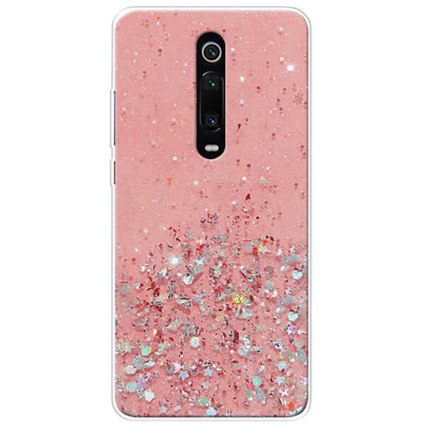

TPU чехол с переливающимися блестками для Xiaomi Redmi K20 Pro (Эйфелева башня) (713607)