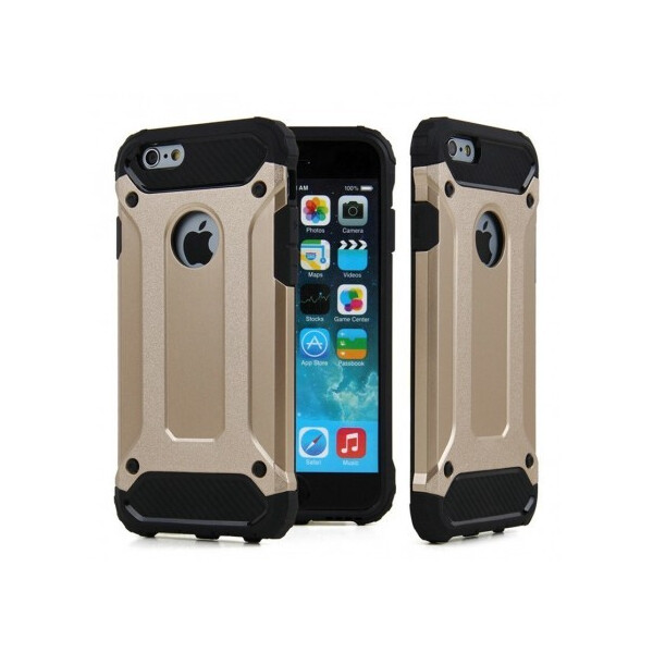 

Бронированный противоударный TPU+PC чехол Immortal для iPhone 6s (4.7'') (Золотой) (61115)
