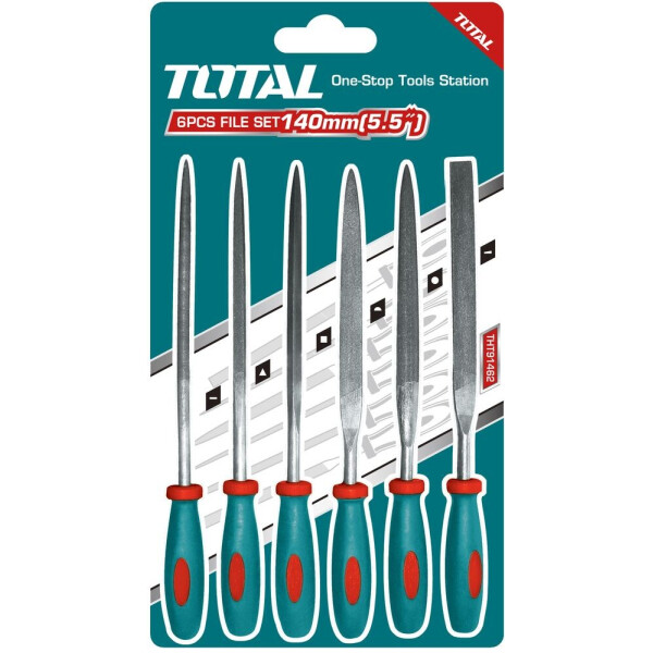 

Набор напильников TOTAL THT91462 140 мм, 6 шт (6326249)
