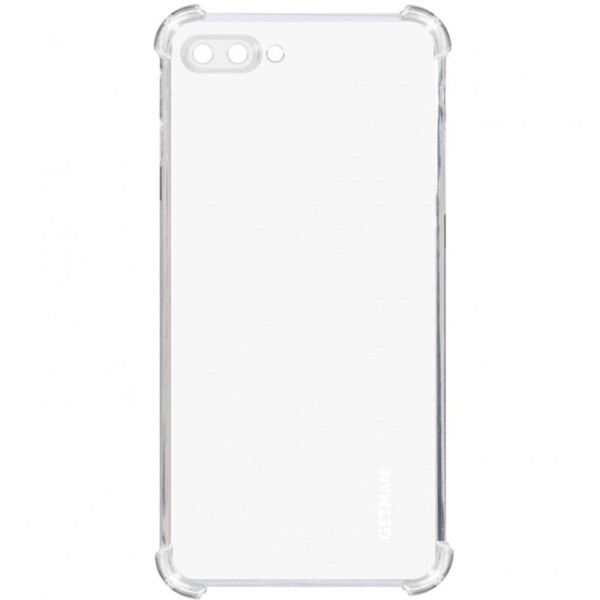

TPU чехол GETMAN Ease logo усиленные углы для iPhone 8 plus (5.5") (Прозрачный / Transparent) (923363)