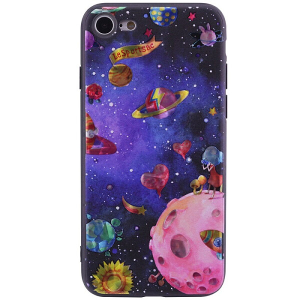 

TPU чехол YCT Brilliant для iPhone 8 (4.7") (Космос розовый) (540588)