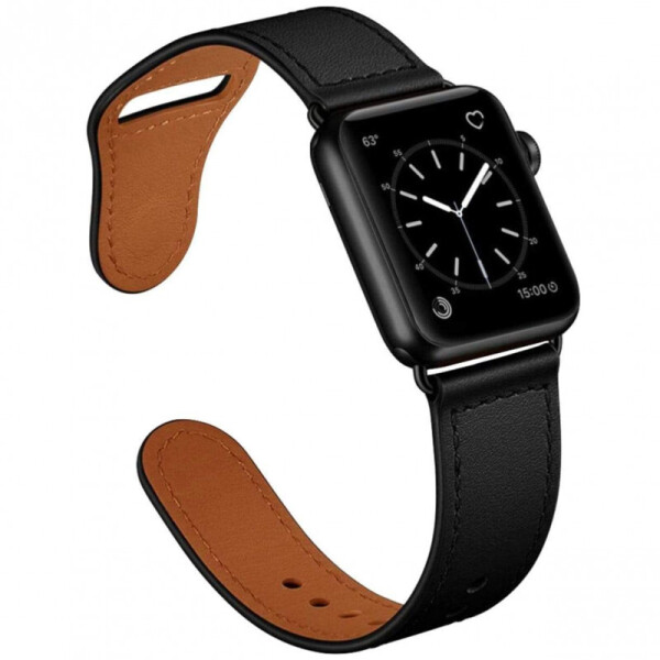 

Ремешок Apple Watch Soft Leather для Apple watch 38mm / 40mm (Черный) (879988)