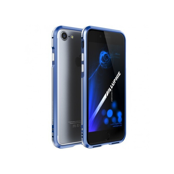 

Алюминиевый бампер Luphie Blade Sword для iPhone 8 (4.7") (Синий / Серебряный) (53136)