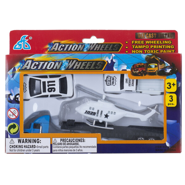 

Набор мини транспорта GW Action Wheels 3 эл. 3 вида (6489116)