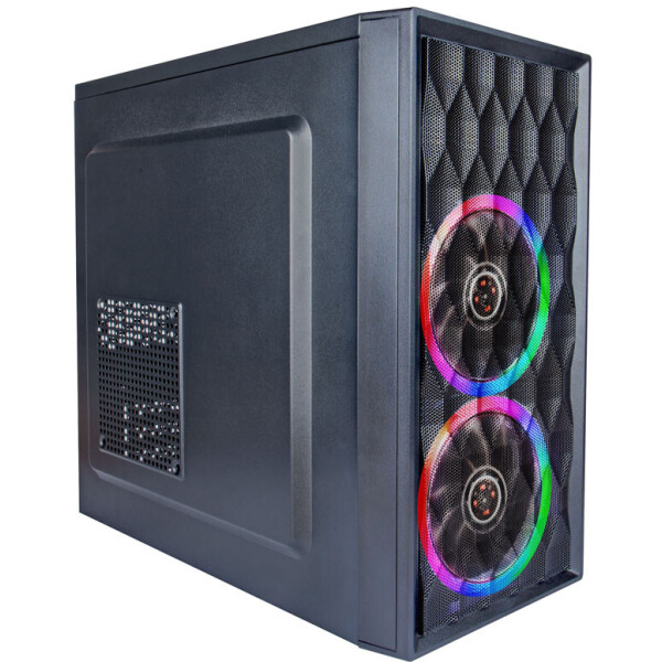 

Корпус 1STPLAYE D8-M-R1 Color LED Black, без БП (6529754)