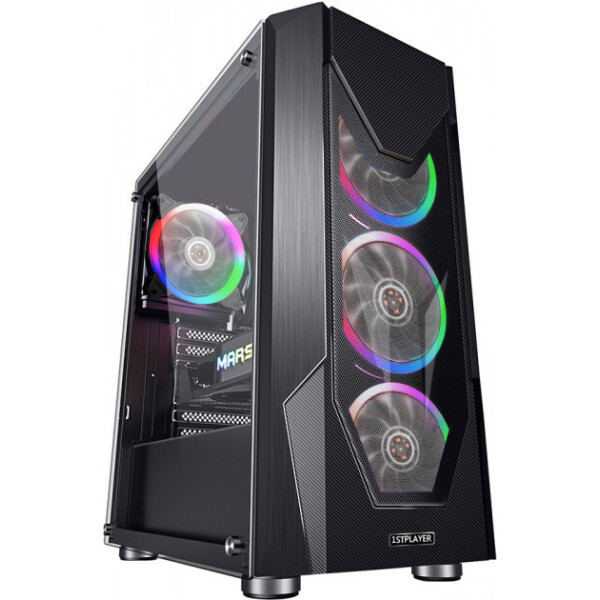 

Корпус 1STPLAYE D5-R1 Color LED Black, без БП (6529752)