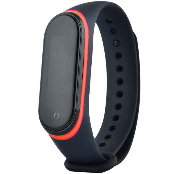 

Ремешок Slim line для Xiaomi Mi Band 3/4 (Черный / Красный) (926117)
