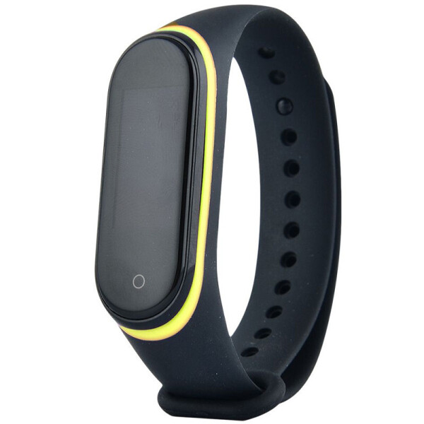 

Ремешок Slim line для Xiaomi Mi Band 3/4 (Черный / Желтый) (926116)