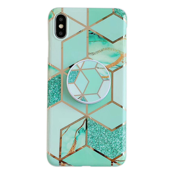 

Кожаный чехол (книжка) Art Case с визитницей для Realme XT (Синий) (895426)