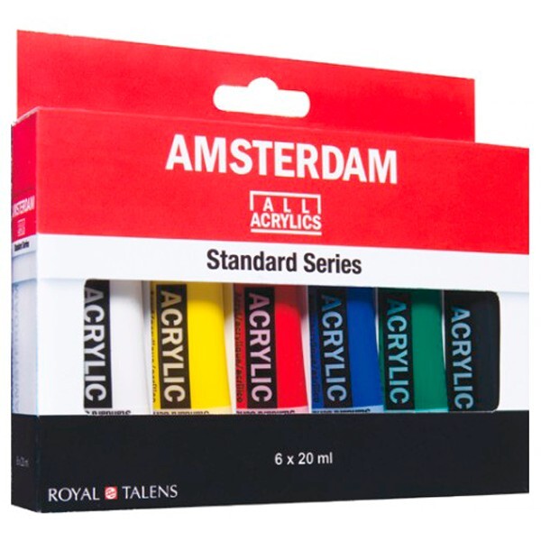 

Набор акриловых красок Amsterdam Standard Royal Talens 6 цветов 20 мл (17820406)