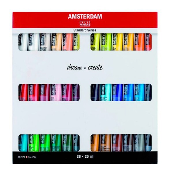 

Набор акриловых красок Amsterdam Standard Royal Talens 36 цвета 20 мл (17820436)