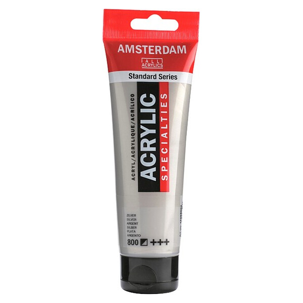 

Краска акриловая AMSTERDAM (800) Серебрянный 120 мл (17098002)