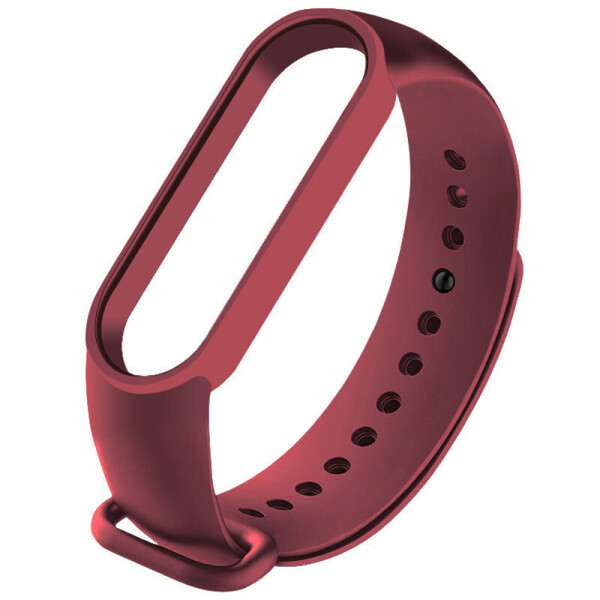 

Силиконовый ремешок для Xiaomi Mi Band 5 / 6 (Бордовый / Maroon) (909251)