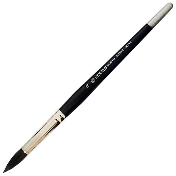 

Кисть KOLOS белка круглая Classic 3049R №10 к.р. (4230490R10)