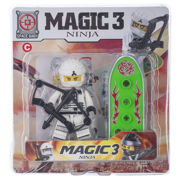 

Игрушечный набор Space Baby Magic Ninja3 фигурка и аксессуары 6 видов (6489356)