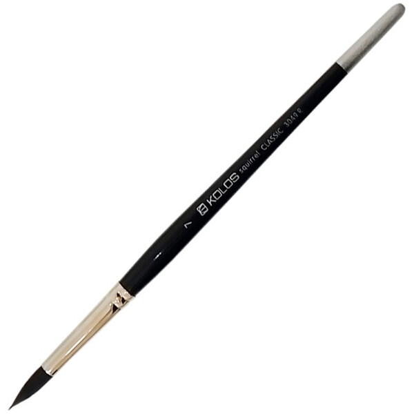 

Кисть KOLOS белка круглая Classic 3049R № 7 к.р. (4230490R07)