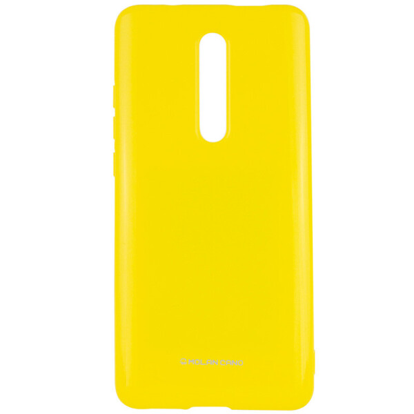 

TPU чехол Molan Cano Glossy для Xiaomi Mi 9T (Желтый) (709230)