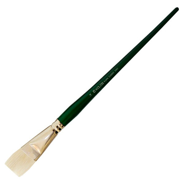 

Кисть KOLOS щетина плоская Classic 2402F №14 д.р. кисть KOLOS (4224020F14)