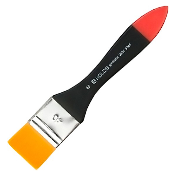

Кисть KOLOS синтетика флейц Wide 8044 № 40 к.р. (4280440040)