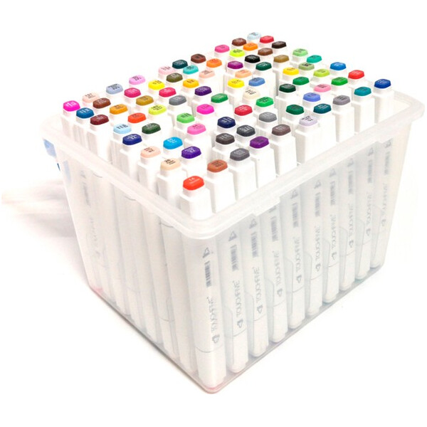 

Набор маркеров Touch Five в пластиковом боксе 80 цветов (TF80-PL)