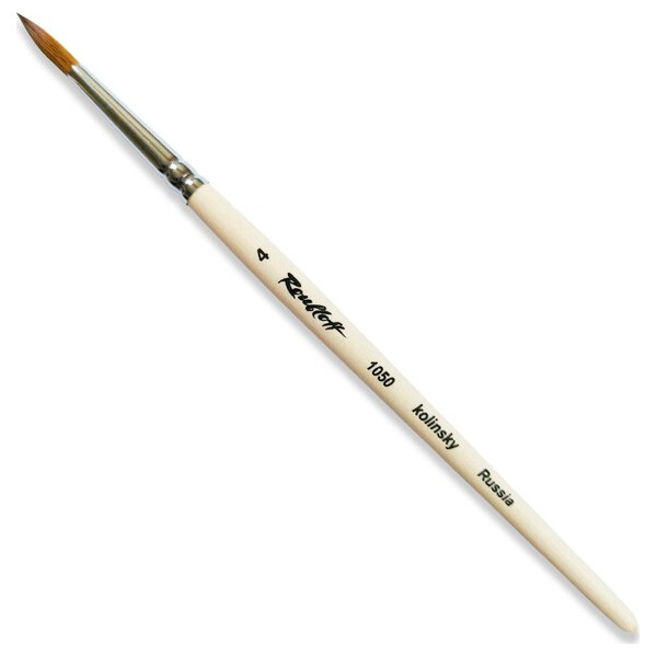 

Кисть Roubloff колонок круглая 1050 №4 (ЖК5-04,00Б)