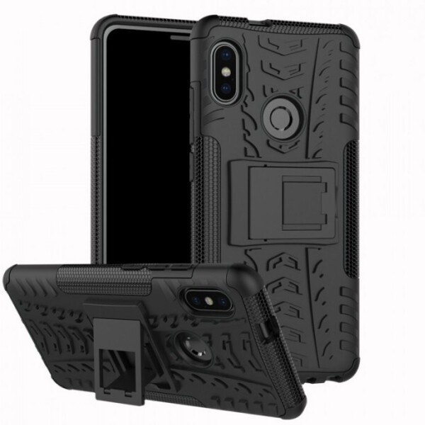 

Противоударный двухслойный чехол Shield для Xiaomi Mi 6X (Черный) (678174)
