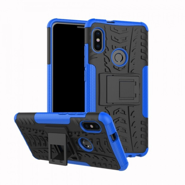 

Противоударный двухслойный чехол Shield для Xiaomi Mi 6X (Синий) (678173)