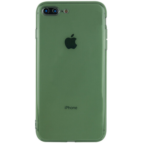 

Матовый полупрозрачный TPU чехол с защитой камеры для iPhone 8 plus (5.5") (Зеленый / Green) (927217)
